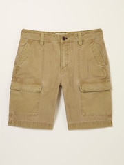 Песочный - FatFace Garment Dye Utility Shorts - Изображение 7 из 7
