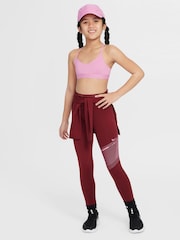 Nike Flamingo Pink Girls Indy Sports Bra - Image 5 of 5