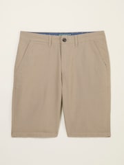 FatFace Mawes Stone Cotton Linen Chino Shorts - Image 6 of 7