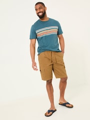 Светло-коричневый - FatFace Pull On Cargo Shorts - Изображение 4 из 6