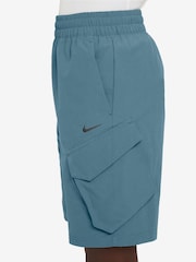 Nike Teal Blue Sportswear City Utility Cargo Shorts - Image 4 of 4
