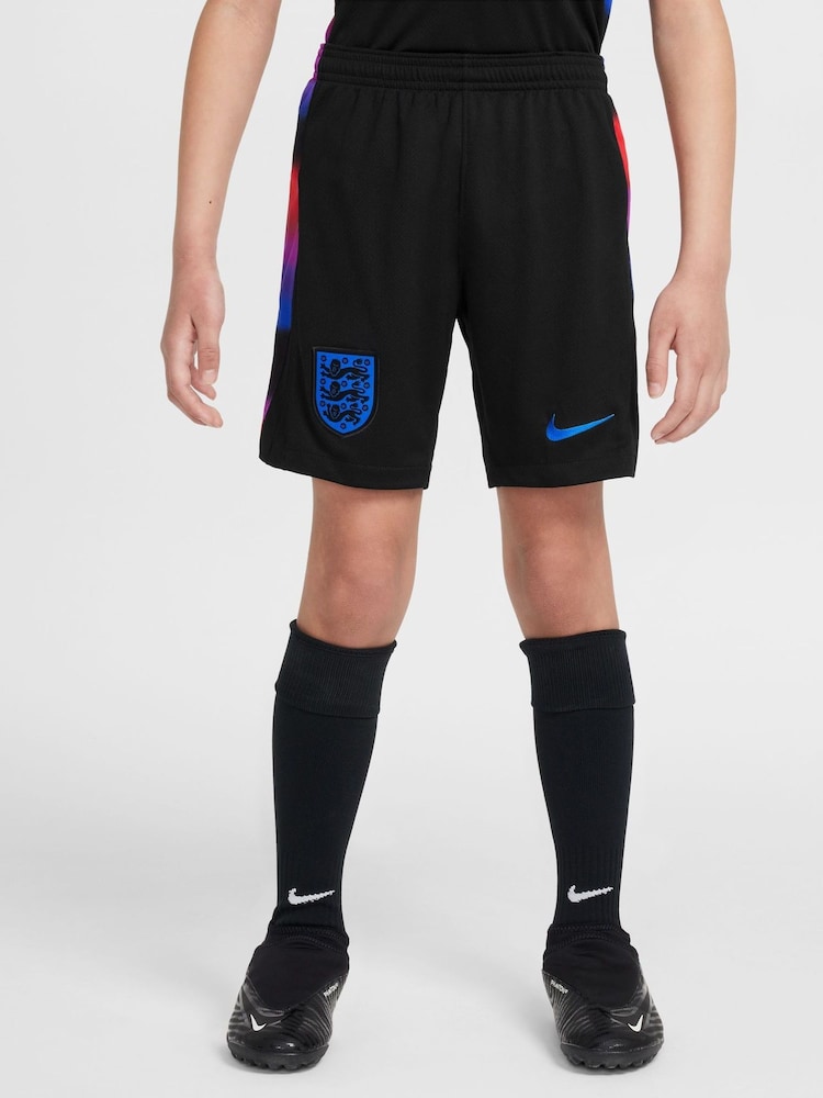 Nike Black England Stadium Away Football Shorts - Image 1 of 8