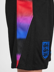 Nike Black England Stadium Away Football Shorts - Image 5 of 8