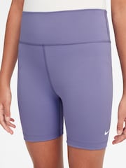 Amethyst/Violett - Nike One Dri-FIT Fahrradhose, 5 Zoll - Bild 2 von 3