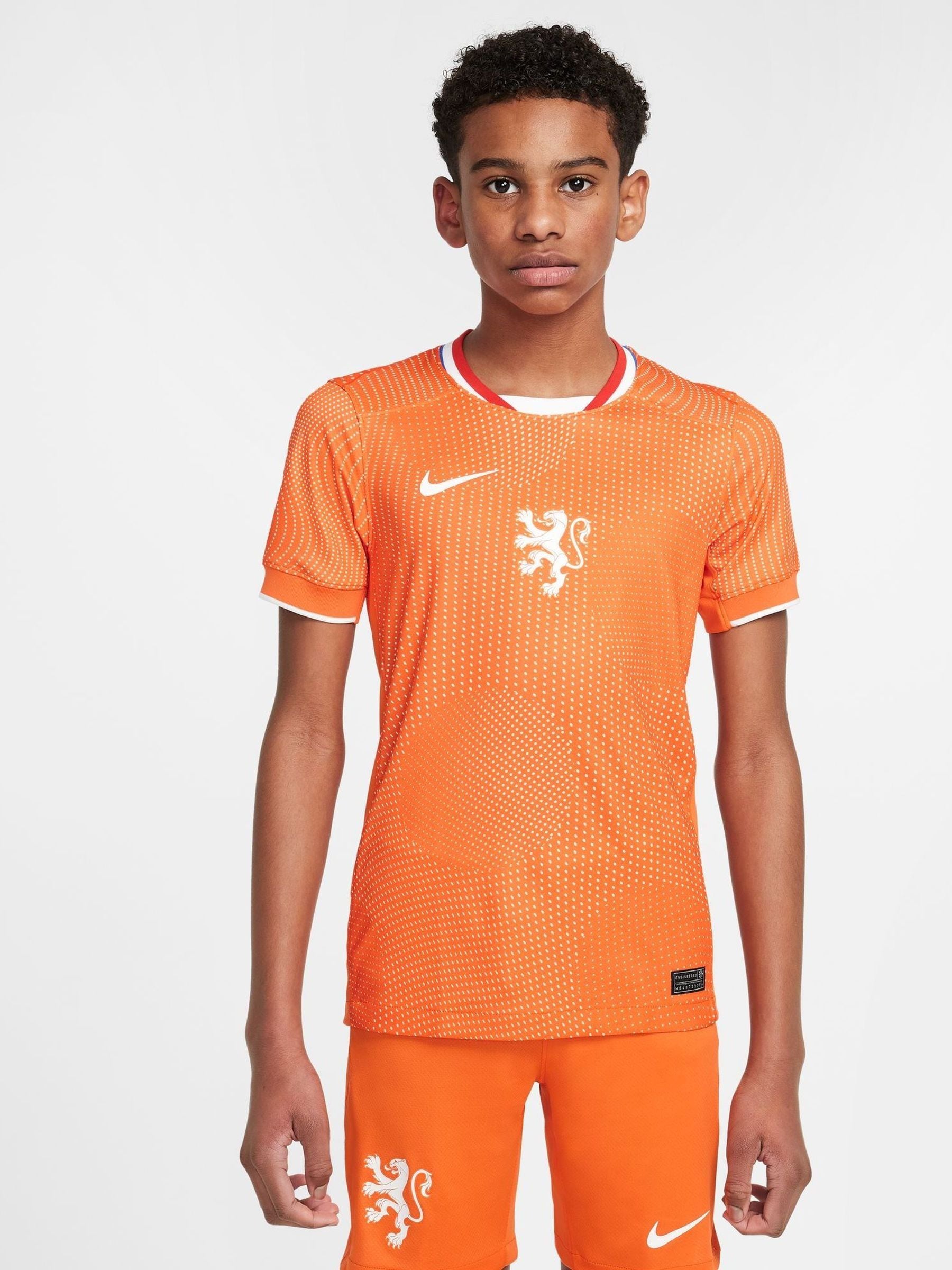 orange nike football shirt