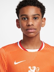 Nike Orange Netherlands Home Stadium Football Shirt - Image 3 of 11