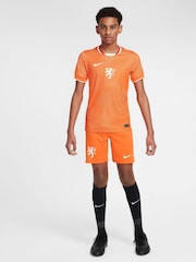 Nike Orange Netherlands Home Stadium Football Shirt - Image 8 of 11