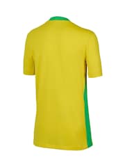 Nike Yellow Brazil Home Stadium Football Shirt - Image 10 of 11