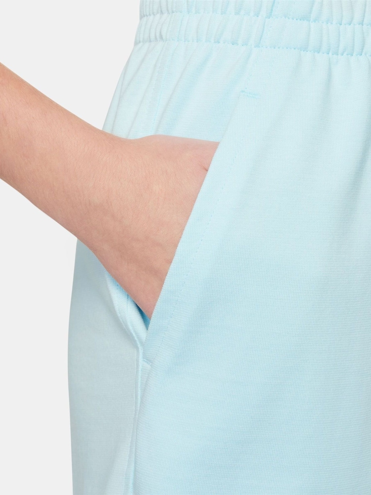 Nike Glacier Blue 100% Cotton Sportswear Club Shorts - Image 4 of 4