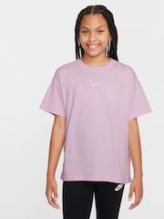 Nike Doll Lilac Sportswear 100% Cotton T-Shirt - Image 1 of 3