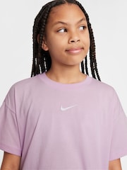 Nike Doll Lilac Sportswear 100% Cotton T-Shirt - Image 3 of 3