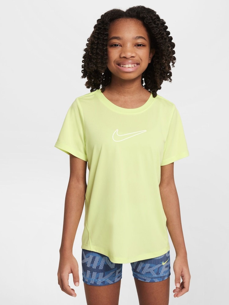 Zitronengelb - Nike Dri-FIT One Short Sleeve T-Shirt - Bild 1 von 5 Zitronengelb - Nike Dri-FIT One Short Sleeve T-Shirt - Bild 1 von 5