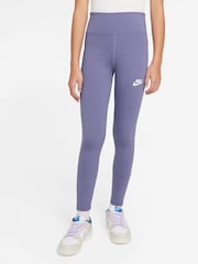Nike Amethyst Purple High Waisted Leggings - Image 1 of 3