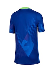 Nike Blue Brazil Away Stadium Football Shirt - Image 11 of 12