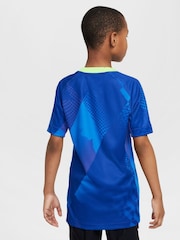 Nike Blue Brazil Away Stadium Football Shirt - Image 2 of 12