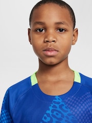 Nike Blue Brazil Away Stadium Football Shirt - Image 3 of 12