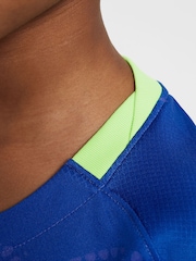 Nike Blue Brazil Away Stadium Football Shirt - Image 4 of 12
