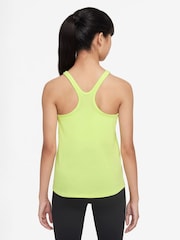Nike Lemon Yellow Dri-FIT One Classic Tank Vest Top - Image 2 of 3