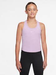 Nike Doll Lilac One Dri-FIT Tank Vest Top - Image 1 of 3