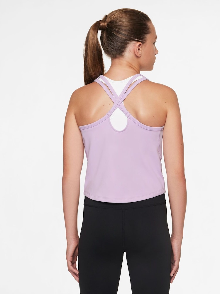 Nike Doll Lilac One Dri-FIT Tank Vest Top - Image 2 of 3