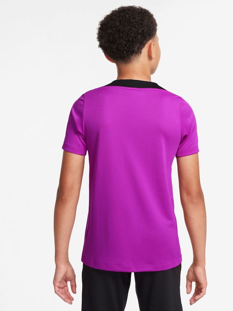 Nike Purple England Strike Football T-Shirt - Image 2 of 3 Nike Purple England Strike Football T-Shirt - Image 2 of 3