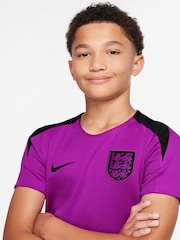 Nike Purple England Strike Football T-Shirt - Image 3 of 3
