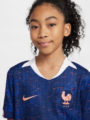 Nike Blue France Stadium Home Football Shirt - Image 2 of 10