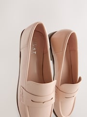 Pink Nude Standard Fit Forever Comfort® Slim Round Toe Penny Loafers - Image 8 of 9