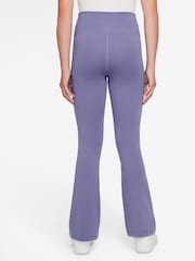 Nike Amethyst Purple High Waisted Flared Leggings - Image 2 of 3