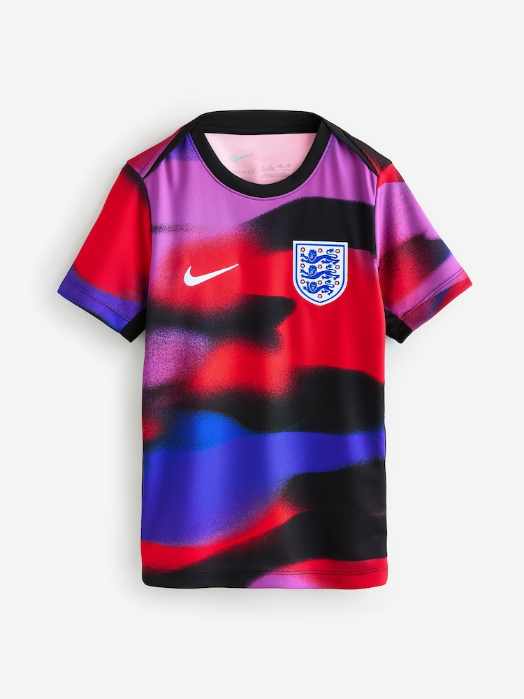 Nike Blue England Pre Match Football Top - Image 9 of 9