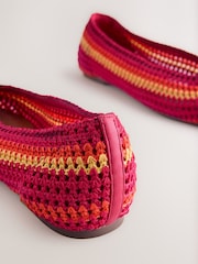 Bright Forever Comfort® Square Toe Crochet Ballerinas - Image 10 of 10