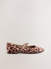 Leopard Standard/Wide Fit Forever Comfort® Round Toe Mary Jane Shoes - Image 6 of 9