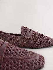 Вино - Кожаные лоферы с квадратным носком Forever Comfort® - Image 5 of 6