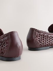 Вино - Кожаные лоферы с квадратным носком Forever Comfort® - Image 6 of 6