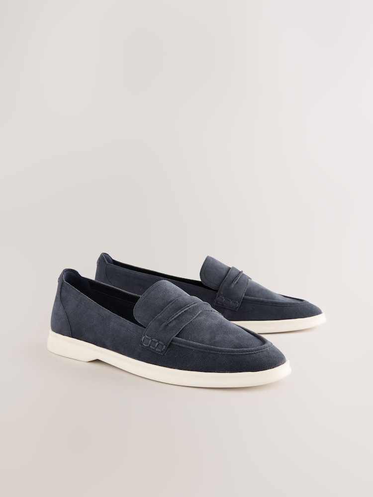Navy Forever Comfort® Round Toe Loafers - Image 5 of 8