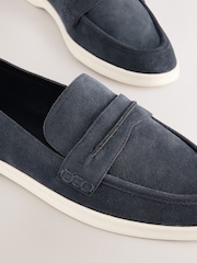 Navy Forever Comfort® Round Toe Slim Loafers - Image 8 of 8