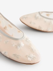 Bone Forever Comfort® Embroidered Mesh Ballerinas - Image 8 of 10