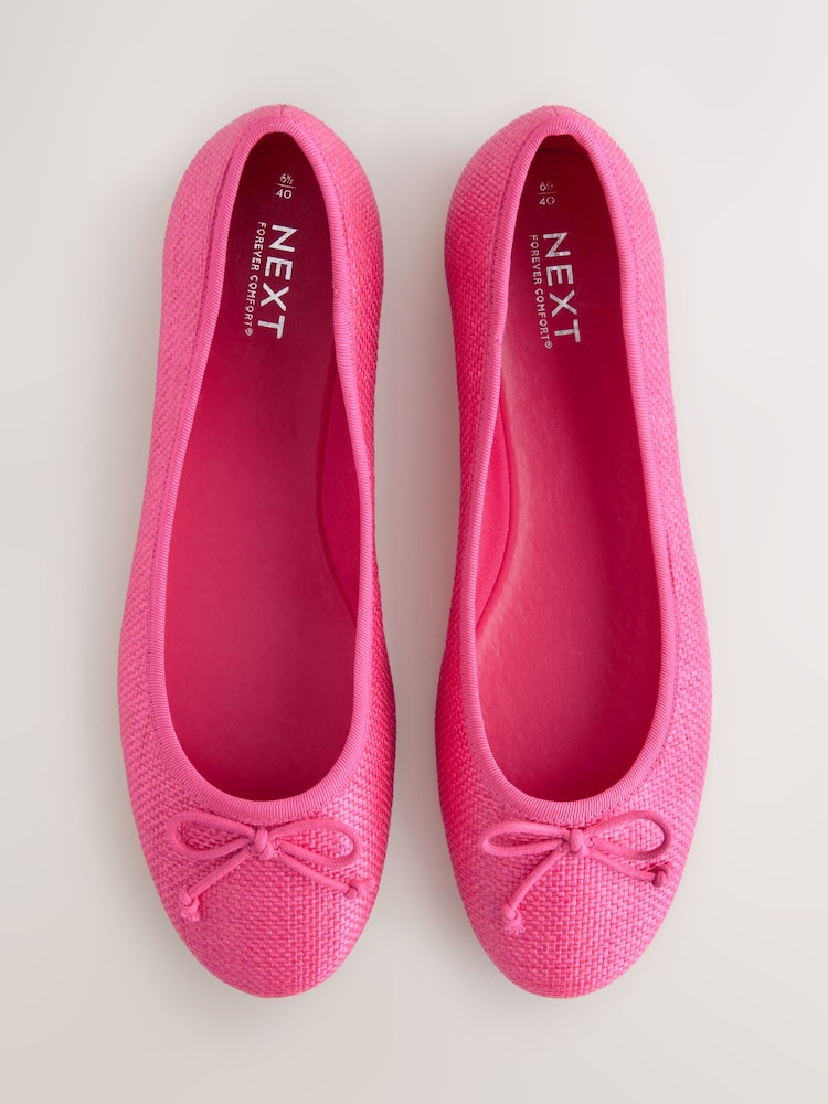Pink, Bast - Forever Comfort® Ballerinas - Bild 1 von 1