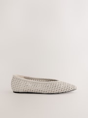 Bone Forever Comfort® Round Toe Weave Ballerinas - Image 6 of 9
