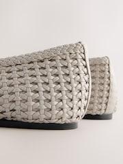 Bone Forever Comfort® Round Toe Weave Ballerinas - Image 8 of 9