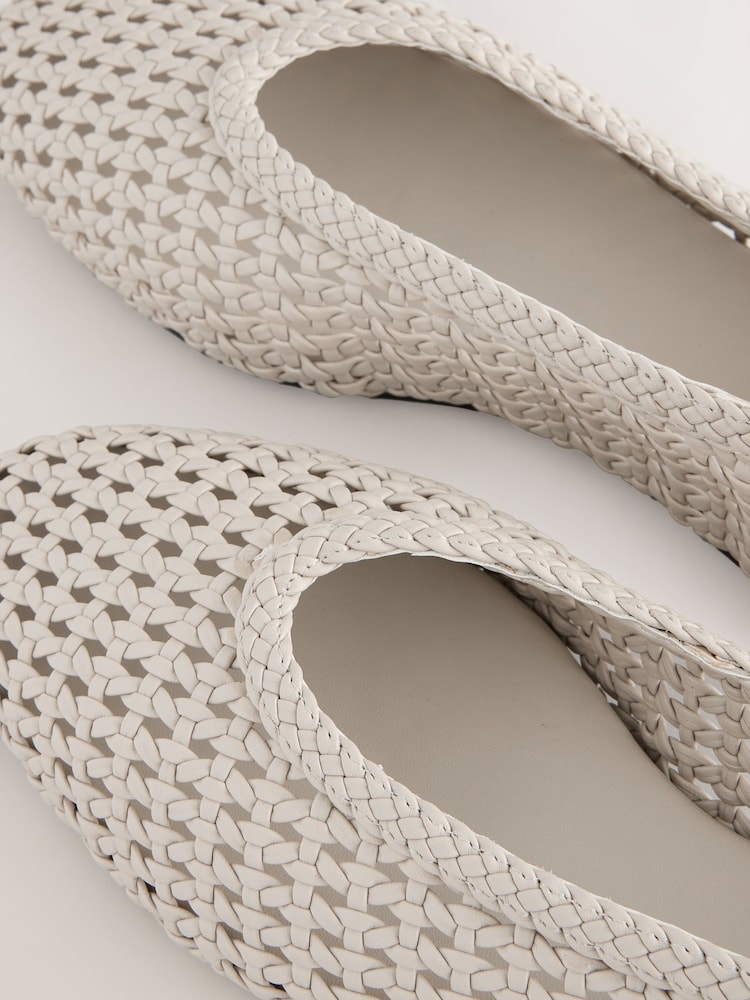 Bone Forever Comfort® Round Toe Weave Ballerinas - Image 9 of 9