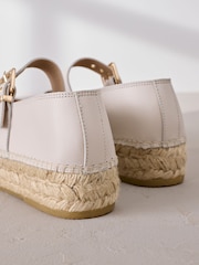Neutral Forever Comfort® Closed Toe Platform Espadrilles - Image 7 of 10
