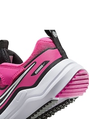 Nike Fuschia Pink/Black Junior Cosmic Running Trainers - Image 11 of 11
