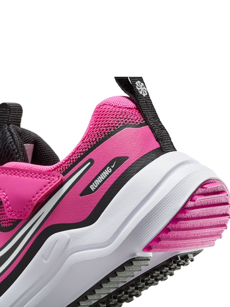 Nike Fuschia Pink/Black Junior Cosmic Running Trainers - Image 11 of 11