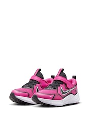 Nike Fuschia Pink/Black Junior Cosmic Running Trainers - Image 5 of 11