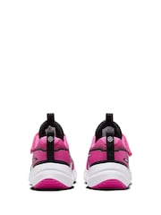 Nike Fuschia Pink/Black Junior Cosmic Running Trainers - Image 7 of 11
