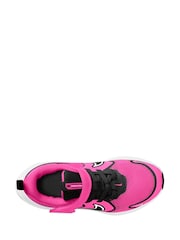 Nike Fuschia Pink/Black Junior Cosmic Running Trainers - Image 8 of 11