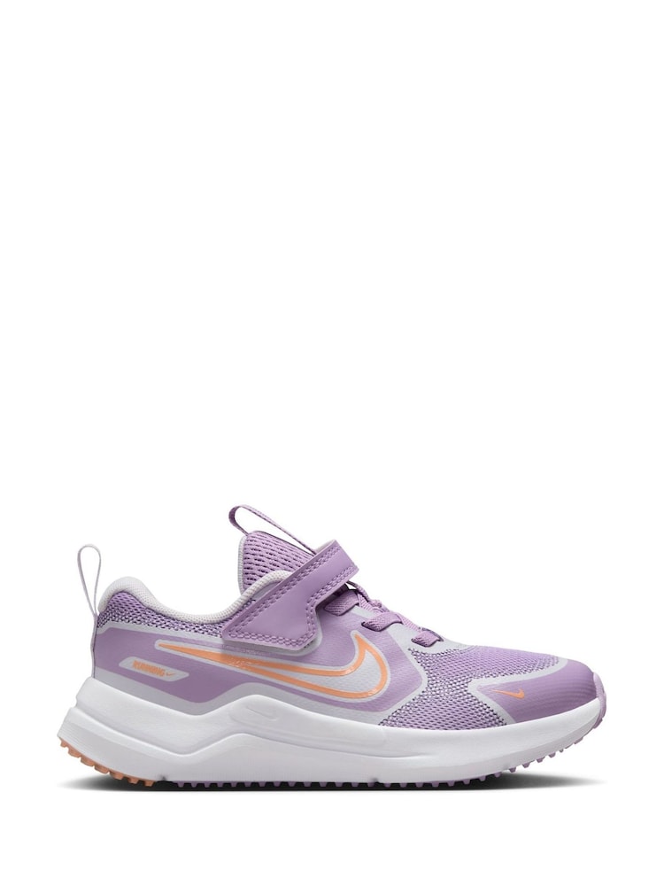Nike Lilac Purple Junior Cosmic Running Trainers - Image 1 of 9