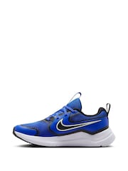 Nike Hyper Royal Blue Youth Cosmic Running Trainers - Image 2 of 11