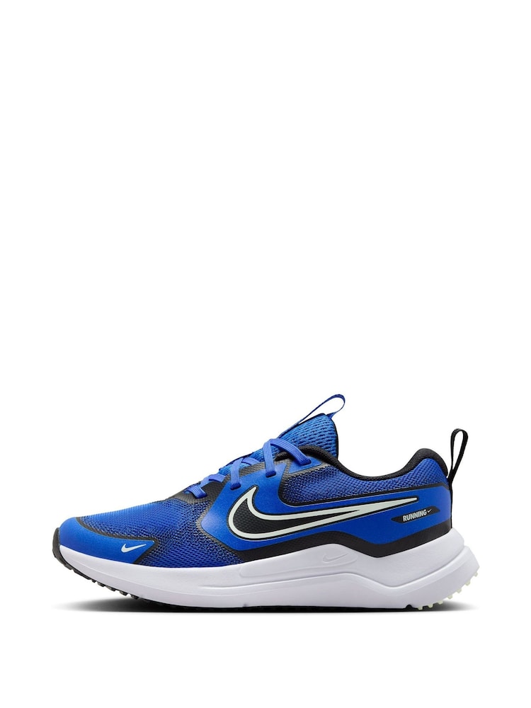 Nike Hyper Royal Blue Youth Cosmic Running Trainers - Image 4 of 11
